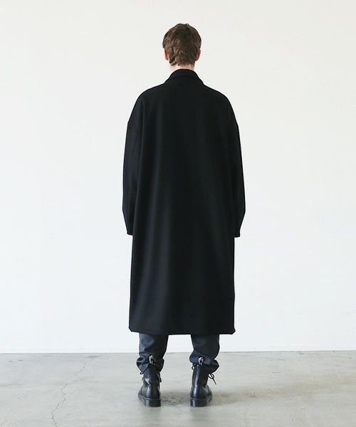 VU.ヴウ.long wide coat vu-a23-c20[BLACK]