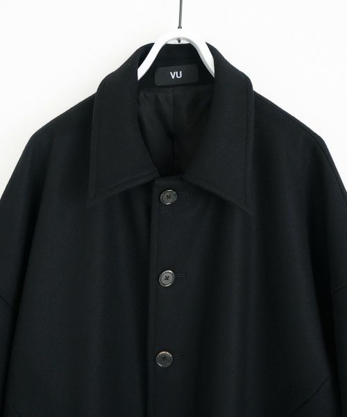 long wide coat vu-a23-c20[BLACK]