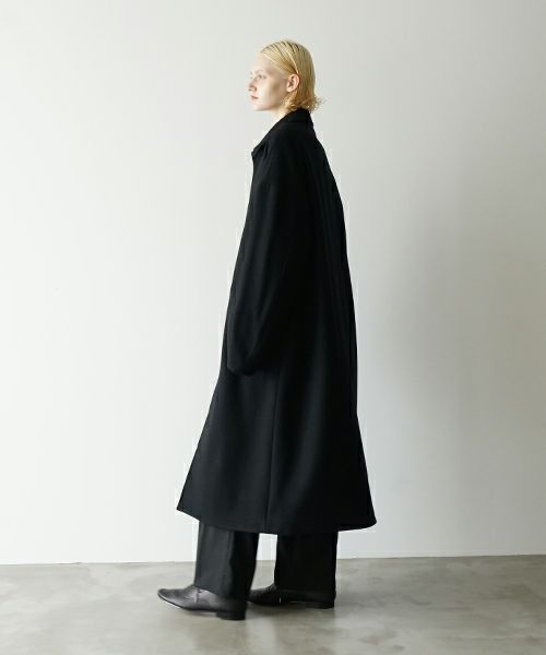 VU.ヴウ.long wide coat vu-a23-c20[BLACK]