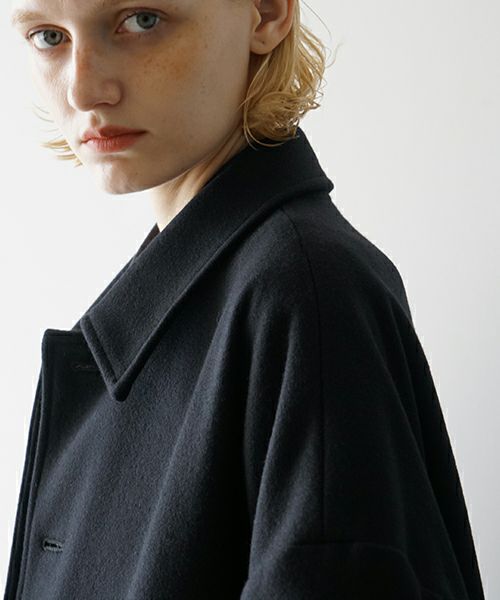 VU.ヴウ.long wide coat vu-a23-c20[BLACK]