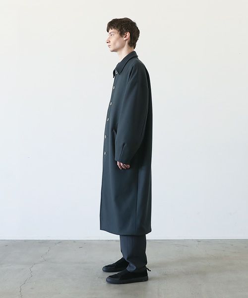 VU, ヴウ, long wide coat vu-a23-c20[MOSS DARK GRAY]