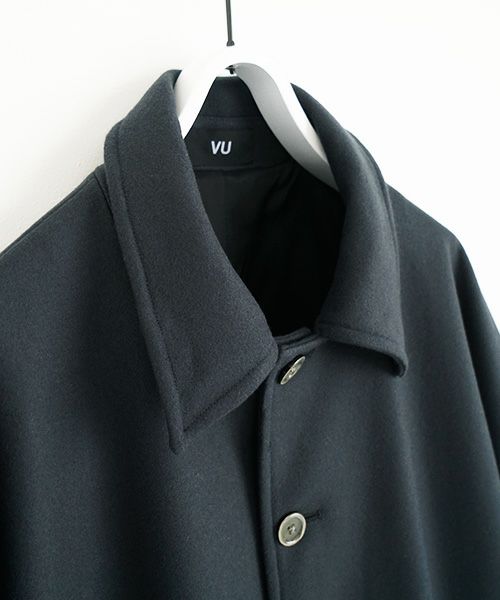 VU.ヴウ.long wide coat vu-a23-c20[MOSS DARK GRAY]