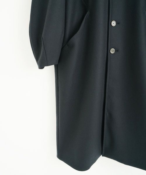 VU.ヴウ.long wide coat vu-a23-c20[MOSS DARK GRAY]