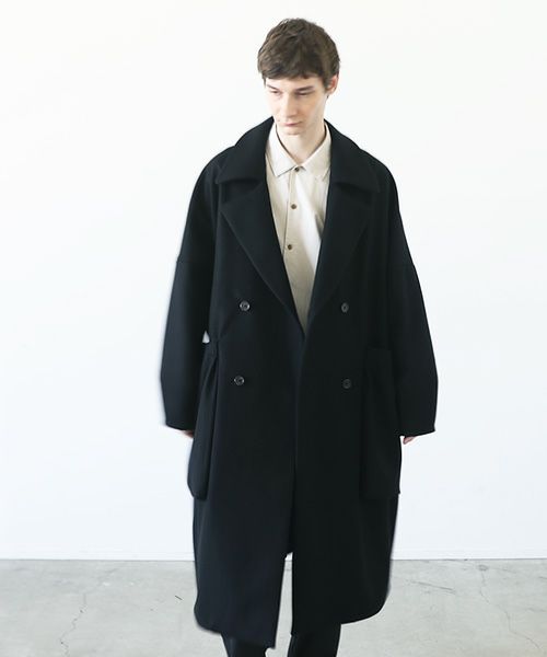 VU.ヴウ.shawl collar coat vu-a23-c21[BLACK]