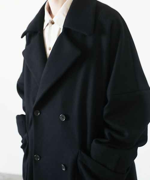 VU.ヴウ.shawl collar coat vu-a23-c21[BLACK]