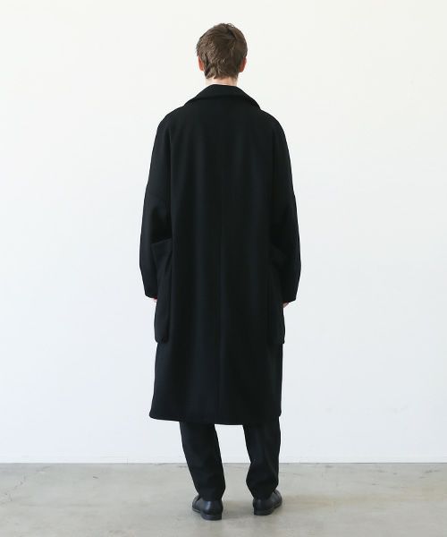 VU.ヴウ.shawl collar coat vu-a23-c21[BLACK]