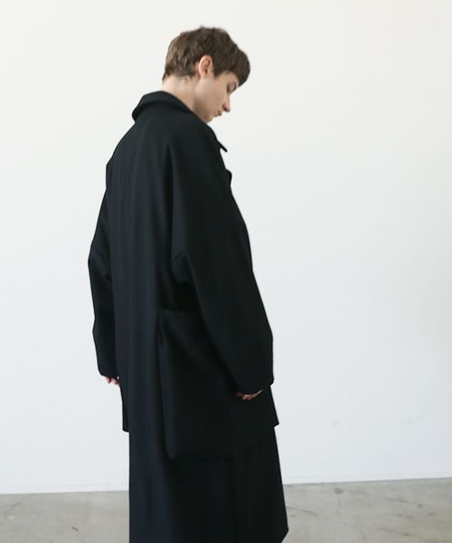 VU.ヴウ.shawl collar coat vu-a23-c21[BLACK]