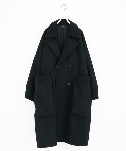 VU ヴウ shawl collar coat vu-a23-c21[BLACK]