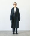 VU.ヴウ.shawl collar coat vu-a23-c21[MOSS DARK GRAY]