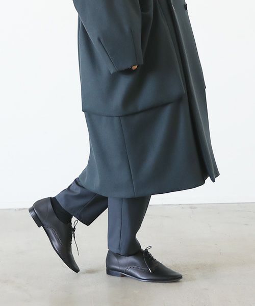 VU.ヴウ.shawl collar coat vu-a23-c21[MOSS DARK GRAY]