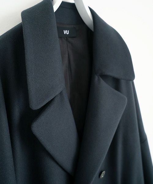 VU.ヴウ.shawl collar coat vu-a23-c21[MOSS DARK GRAY]