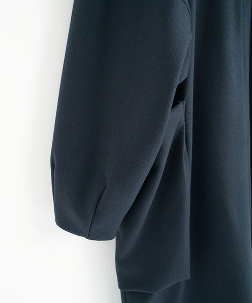 shawl collar coat vu-a23-c21[MOSS DARK GRAY]