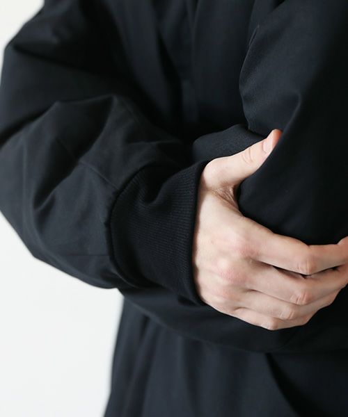 VU.ヴウ.flight coat-FINX COTTON vu-a23-b22[BLACK]