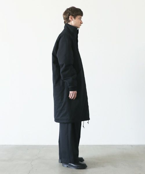 VU.ヴウ.flight coat-FINX COTTON vu-a23-b22[BLACK]