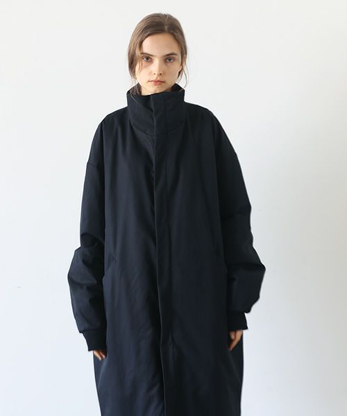 VU.ヴウ.flight coat-FINX COTTON vu-a23-b22[BLACK]