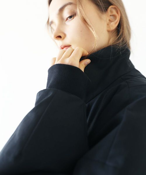 VU.ヴウ.flight coat-FINX COTTON vu-a23-b22[BLACK]