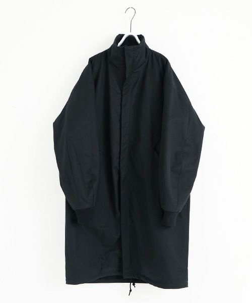 VU.ヴウ.flight coat-FINX COTTON vu-a23-b22[BLACK]