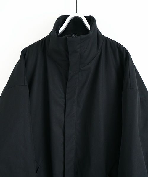 VU.ヴウ.flight coat-FINX COTTON vu-a23-b22[BLACK]