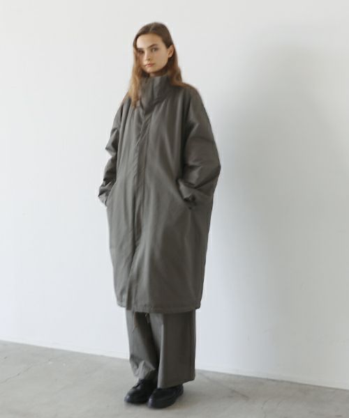 VU.ヴウ.flight coat-FINX COTTON vu-a23-b22[DARK KHAKI]