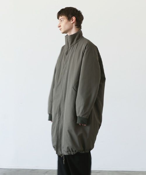 VU.ヴウ.flight coat-FINX COTTON vu-a23-b22[DARK KHAKI]