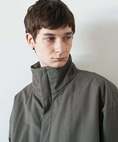 VU.ヴウ.flight coat-FINX COTTON vu-a23-b22[DARK KHAKI]
