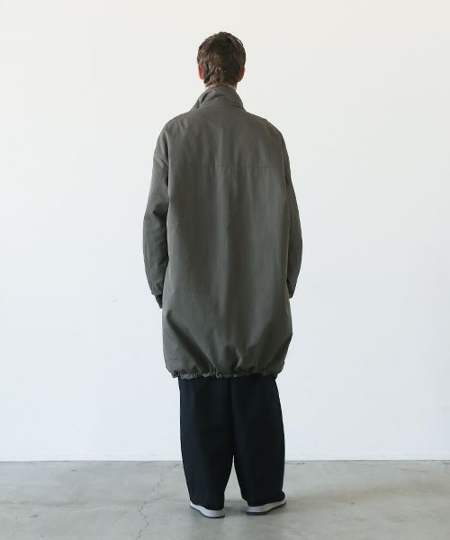 VU.ヴウ.flight coat-FINX COTTON vu-a23-b22[DARK KHAKI]