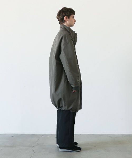 VU.ヴウ.flight coat-FINX COTTON vu-a23-b22[DARK KHAKI]