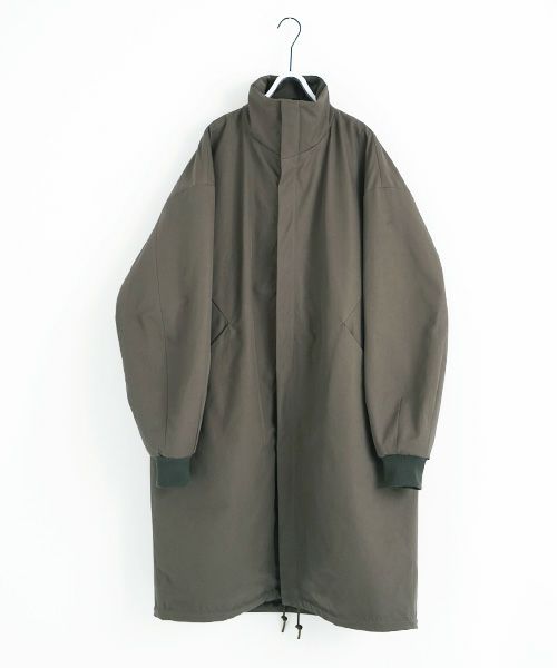 VU.ヴウ.flight coat-FINX COTTON vu-a23-b22[DARK KHAKI]