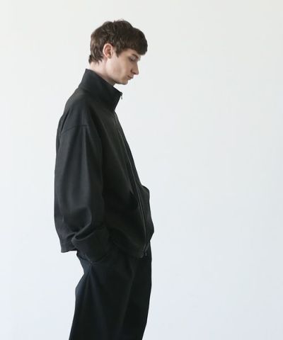 VU.ヴウ.deer leather stand collar bluson vu-a23-b25[BLACK]