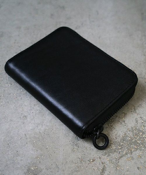 VU PRODUCT ヴウプロダクト cow leather zip wallet [BLACK] vu-product-B13 ワックスレザージップウォレット　栃木レザー財布