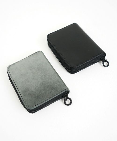 VU PRODUCT ヴウプロダクト cow leather zip wallet [BLACK] vu-product-B13 ワックスレザージップウォレット　栃木レザー財布