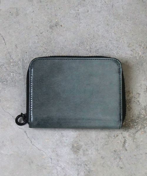 VU PRODUCT ヴウプロダクト WAX cow leather zip wallet [WAX BLACK] vu-product-B13 ワックスレザージップウォレット　栃木レザー財布