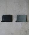 VU PRODUCT ヴウプロダクト WAX cow leather zip wallet [WAX BLACK] vu-product-B13 ワックスレザージップウォレット　栃木レザー財布