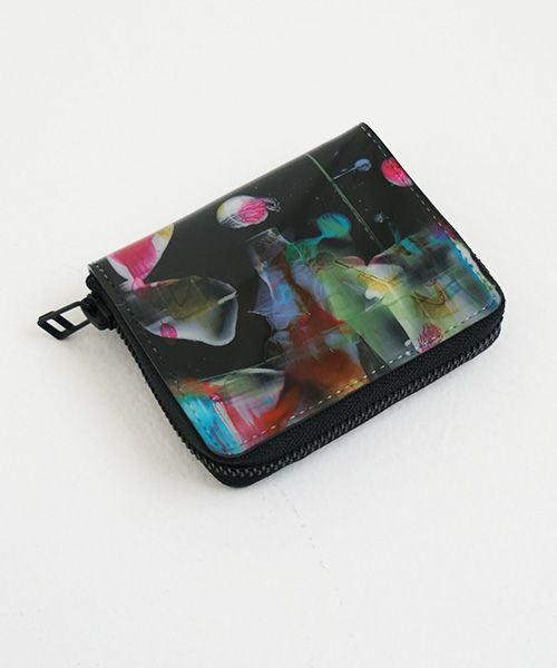 macromauro マクロマウロ PAINT WALLET O [BLACK] ペイントウォレット