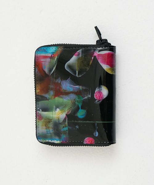 macromauro マクロマウロ PAINT WALLET O [BLACK] ペイントウォレット