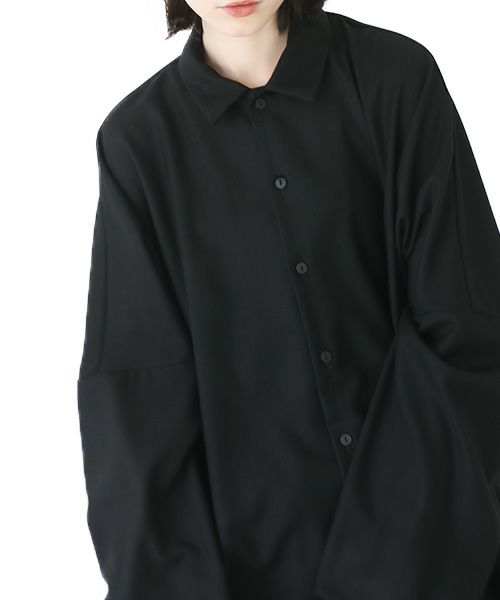 VUy.ヴウワイ.dolman shirt vuy-a23-s02[BLACK]
