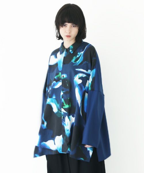 VUy ヴウワイ dolman shirt vuy-a23-s02[BLUE×PAINT]