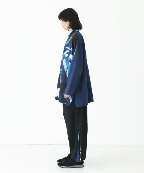 VUy.ヴウワイ.dolman shirt vuy-a23-s02[BLUE×PAINT]