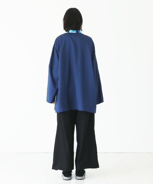 VUy.ヴウワイ.dolman shirt vuy-a23-s02[BLUE×PAINT]