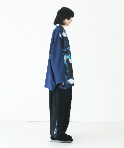 VUy.ヴウワイ.dolman shirt vuy-a23-s02[BLUE×PAINT]