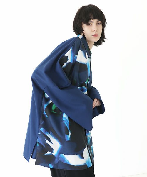 VUy ヴウワイ dolman shirt vuy-a23-s02[BLUE×PAINT]