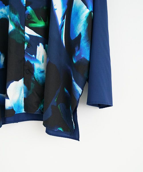 VUy.ヴウワイ.dolman shirt vuy-a23-s02[BLUE×PAINT]