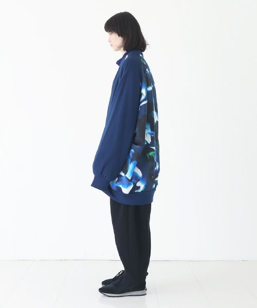 VUy.ヴウワイ.big cardigan vuy-a23-k03[BLUE×PAINT]
