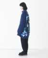VUy.ヴウワイ.big cardigan vuy-a23-k03[BLUE×PAINT]