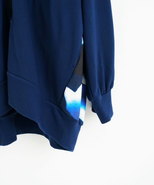 VUy.ヴウワイ.big cardigan vuy-a23-k03[BLUE×PAINT]