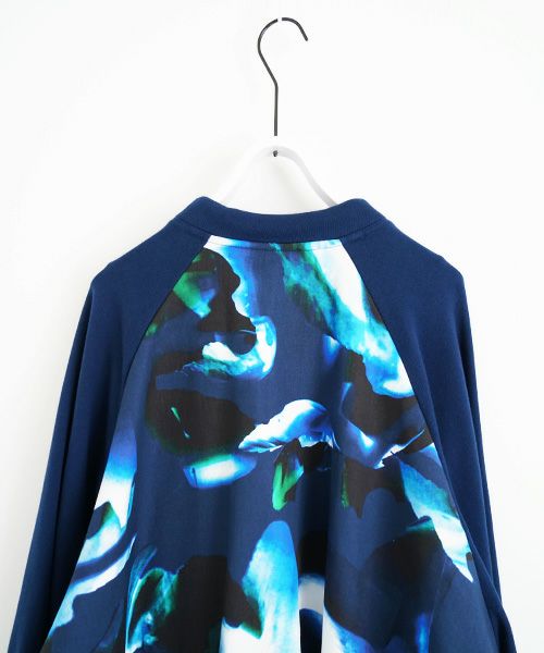 VUy.ヴウワイ.big cardigan vuy-a23-k03[BLUE×PAINT]