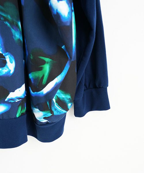 VUy.ヴウワイ.big cardigan vuy-a23-k03[BLUE×PAINT]