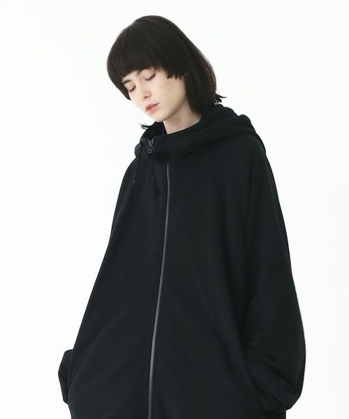 VUy.ヴウワイ.big hoody vuy-a23-k04[BLACK]