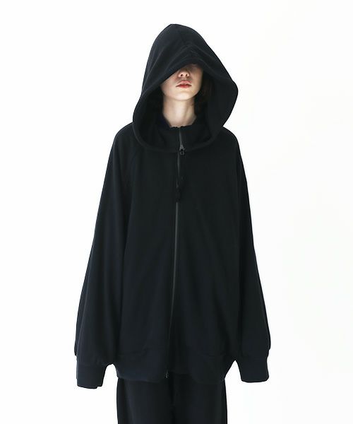 VUy.ヴウワイ.big hoody vuy-a23-k04[BLACK]
