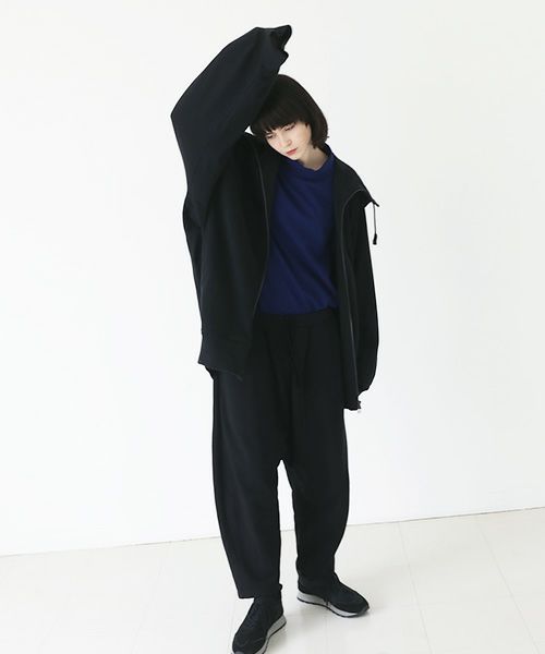 VUy.ヴウワイ.big hoody vuy-a23-k04[BLACK]
